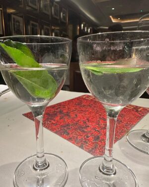 J. Smith-Cameron Instagram - London! At the Haymarket Hotel; Vesper Martinis at J Sheekey💚
@carolinaherrera @agnesb_officiel @jsheekeyldn @catpope22 stylist extraordinaire