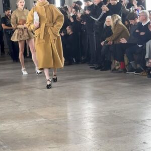 J. Smith-Cameron Instagram - Fabulous time at the #Patou show in Paris. The most beautiful clothes! Nellie and I had a wonderful time meeting designer Guillaume Henry and his gifted staff. We did not want to give these clothes back! So deeply beautiful. @patou photos @victoria_vinas makeup @sarahillmakeup hair @fabiopetri
