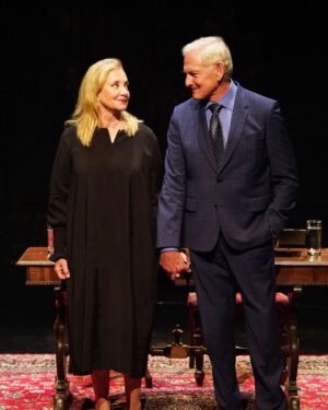 J. Smith-Cameron Instagram - Come see me and the dreamy Victor Garber do this eloquent, wonderful play, AR Gurney’s excellent LOVE LETTERS, at @irish_rep 
Starting tonight and going through the 24th. There are some tickets left but going fast!!