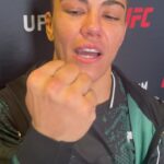 Jéssica Andrade Instagram - Única lutadora do UFC com vitórias em três categorias de peso. Ex-campeã dos palhas e ex-desafiante ao título dos moscas. Respeitem, apenas isso! #ufc295 @jessicammapro