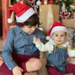 Júlia Belard Instagram - Natal 2023 round 1, o nosso menino Jesus e seu irmão! Um Santo Natal para todos ❤️