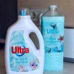 Júlia Belard Instagram - Cá em casa estamos fãs da nova dupla Aqua Ultra Pro que compramos no Pingo Doce, juntamente com as compras do mês. Da fragrância do Amaciador de Roupa Concentrado Aqua Ultra Pro nasce agora o Detergente Líquido para Roupa Delicada Aqua Ultra Pro 😊 A roupa fica com um aroma mesmo bom e muito fácil de engomar, super macia. A combinação perfeita 🩵 @pingodoce #PingoDoce #NovidadesPingoDoce