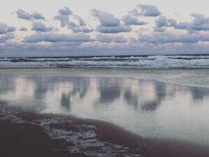 Jacinda Barrett Instagram - A dollop of water wavers for the longest time on my eyebrow before dashing with a sudden purpose down my cheekbone, skipping the messy business of lips and slipping instead from jowl to collarbone, finally impacting with its multitude of brothers and sisters in the ocean. Returned.  To where or what do you return?