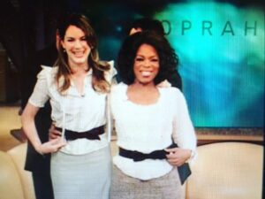 Jacinda Barrett Instagram - When you appear on the @oprah show and you wear the same thing. #fashionfauxpas
