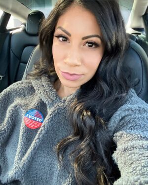 Jackie Ibarra Instagram - Peace & Love to you all ♥️ #IVoted 🗳