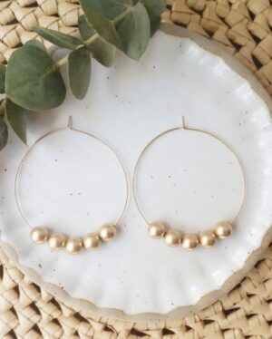 Jackie Ibarra Instagram - Hi guys! 😘 My best friend @brittany_morgan129 just started her new jewelry line @haydenbjewelry! I’m wearing her 14k Gold Matte Bead Hoops! Check out her collection at haydenbjewelry.com and use my code JACKIE15 to get 15% off your purchase and free shipping! Love you all! Happy Sunday! ♥️
