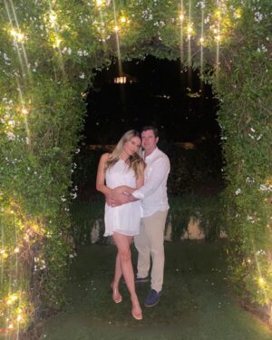 Jackie Moore Instagram - Once in a blue moon…✨💍 #engaged #August30th