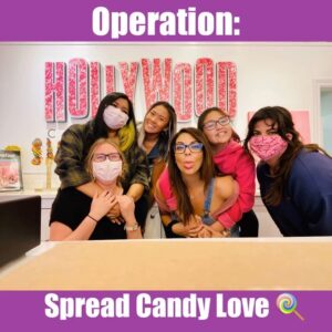 Jackie Sorkin Instagram - SWIPE ➡️ 4 SWEETNESS 🍬 How do we really change the world? Perhaps with more random acts of kindness, more compassion, more gratitude, more love. So, when your candy shoppe is temporarily closed but you’ve got a store full of inventory, a team bursting with creativity who misses each-other like crazy, a simple idea turns into a JOY spreading movement! We created Operation: Spread Candy Love 🍭 and have been delivering our Sweetness to hundreds of Essential Workers from LA to OC to San Diego & Riverside Counties. We had 1 Simple Goal: To Say Thank You, We See You, We Love You. Our operation grew with the very generous support of a couple of our most incredible friends who encouraged us to keep creating & keep going. A few days turned into a couple weeks of production & deliveries and we’re still going! Thank you team, thank you friends, thank you Essential Workers. I encourage everyone to spread more goodness in whatever capacity. Even if your chips are down, turn your passion into purpose. Make an Impact. Be a Ripple... ❤️ @hollywoodcandygirls @___gnvv @amandatouch @sweetcaroline.r.h @basia_jasmine @kerance @jayyadon @melissayadon @ocsdsouthpatrol @peoplescalifornia @stjosephorange @stmarymedicalctr @fountainvalleypd @cedarssinai @losalamitospd @uspostalservice @riversidecountysheriff @riversidepolicedepartment @orangecountyfireauthority @mehtadentalgroup @exxonmobil @chickfila #spreadcandylove #covid19 #hollywoodcandygirls #thankyouessentialworkers #love #hope #coronavirus #kindness #faith #california #candy