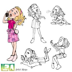 Jackie Droujko Instagram - Leo is out on Netflix so it's time to share some of the designs I made! Jayda was one of my first assignments and I loved her personality. #leo #netflix