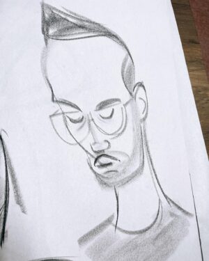 Jackie Droujko Instagram - Started weekly life drawing! Been really enjoying it and I’m excited to track my progress. Don’t think I’ll post them much, but you can check my stories on Tuesday nights to see what I drew 🧍‍♀️I especially enjoy sketching fellow artists when I get bored during 10 minute poses