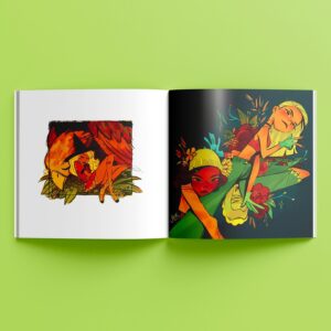 Jackie Droujko Instagram - So excited to announce my first artbook: Allure! 😭 Blood, sweat, tears, and lots of customer support calls went into making this book, I hope you will all love it as much as I do. Shop link in bio! ✨