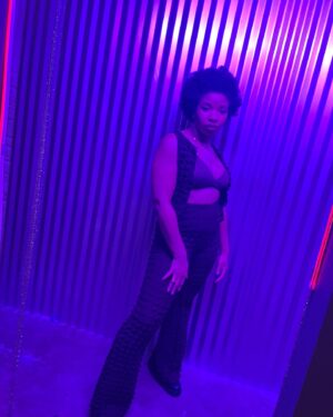 Jacklyn Uweh Instagram - Let me live out my unfriendly Black hottie dreams. 
Something tells me I should let @co_mill dress me more. 🥰❤️