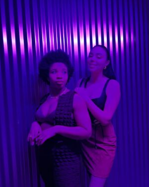 Jacklyn Uweh Instagram - Let me live out my unfriendly Black hottie dreams. 
Something tells me I should let @co_mill dress me more. 🥰❤️