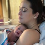 Jaclyn Glenn Instagram - Every picture goes from baby Violet to baby me 💜 I think I made a little twin!