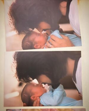 Jaclyn Glenn Instagram - Every picture goes from baby Violet to baby me 💜 I think I made a little twin!