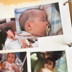 Jaclyn Glenn Instagram - Every picture goes from baby Violet to baby me 💜 I think I made a little twin!