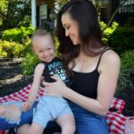 Jaclyn Glenn Instagram – Mother’s Day ♥️ I rarely get photos with the KIDS (omg I have 2), so I asked for my gift to be cute photos with them. I think it worked out- and I wasn’t sure it would haha. Hard to get them both smiling at the same time but separately was much easier 😂 Asher’s “angry face” is absolute perfection! The last pic is one he asked me to take after asking to hold her. I swear I didn’t cry! Love them more than ever & feel like the luckiest to be their mom 💖