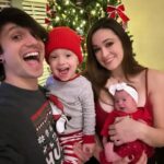 Jaclyn Glenn Instagram - First Christmas as a family of 4 ♥️🎄♥️