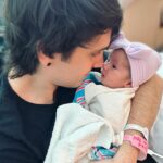 Jaclyn Glenn Instagram - Introducing Violet - she's small, she's sweet, and already coloring outside the lines in our lives! 💜 @violetadrianafrank
