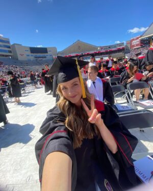 Jacqueline Scislowski Instagram - In all seriousness, I am so excited to have graduated this weekend from The University of Wisconsin-Madison with a Psychology Bachelors of Science degree!(: 
.
.
Crazy how different life feels from even just a year ago, but it’s exciting to see what new adventures may be ahead!(: it’s been such a lovely time here with people I love!