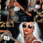 Jacqueline MacInnes Wood Instagram - Let’s pretend I don’t wear this on the daily…. “Hi, I’m Donatella”…
