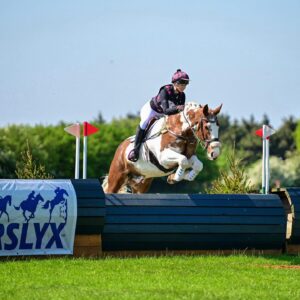Jade Affleck Instagram - Cant wait to get back out eventing 🙌🏻 for everyone always asking where my cross country colours are from they are custom made from @racesafeeq and fit perfectly over my motion3 body protector🦄