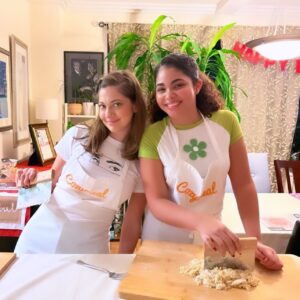 Jaidyn Triplett Instagram - Such an amazing day! Pasta Making Class with @mirandacosgrove & @miaserafino 

#dayinthelife #jaidyntriplett #cookingclass #pasta #tornado #bopstar