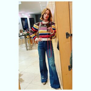 Jaime Ray Newman Instagram - 🌈🦄♥️ 🍒 @seanewyork @motherdenim @byfar_official