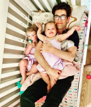 Jaime Ray Newman Instagram - To the KING of our household, the greatest, hottest man I know and ever will know, my favorite artist in the world, the sweetest, most caring, most adventurous Aba, we are soooooo lucky to have you as our guide, protector and true love. #happyfathersday @guy_nattiv (second pic is from your birthday last month so that should sustain you for another year of gifts 😹)