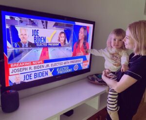 Jaime Ray Newman Instagram - The times they are a’changin’. Let this country come together and heal. @joebiden @kamalaharris @guy_nattiv