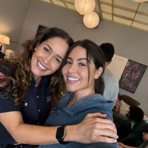 Jaina Lee Ortiz Instagram - 1. Kim & I on set together 💚
2. Stephanie’s Latin dance convention. Get your tickets for next weekend! 
3. Merle, myself and Barrett serving lewks from tonight’s episode. 
4. Faces of our actor-directors this season. 
5. Me & the lovely @cinthyacarmona 
6. Belisima Spampi 
7. Bertie & Louie being cuties 
8. Disney day 
9. Selfie on the lot
10. Stefania & Boris magic