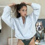 Jami Alix Instagram - this summer is about expressing our bodies instead of hiding them 🩷 sharing my short torso stomach in particular on here is hard for me because i’ve shamed the shape of my body for most of my life, and in this moment, i felt good and wanted to share all my new @loungeunderwear goodies. i realize hiding my figure just keeps me disconnected from all the girlies who probably have a similar shape & want to feel seen so hey welcome!! everything is linked in my stories & highlights & honestly i’m just grateful for brands like lounge who genuinely use fabrics that flatter every shape or at the very least, make me feel more comfortable on the day to day. 🤝🏽