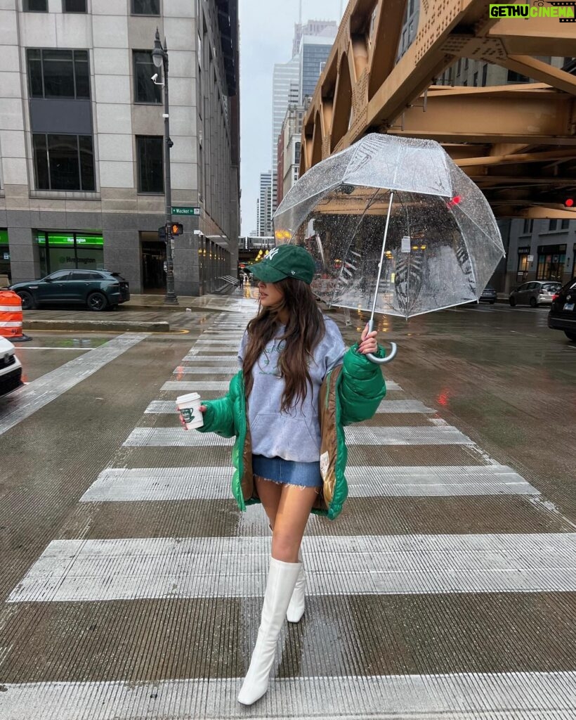 Jami Alix Instagram - i’m literally just a girl who wants to frolick around in the rain with a cute umbrella and knee high boots just to stop traffic!!! @pacsun #pacpartner ☔️🌧️ outfit links in stories & highlights duh