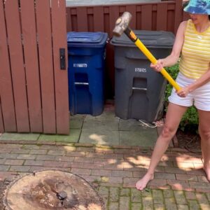 Jamie Gray Hyder Instagram - Yet another #fathersday of manual labor. *Note him standing in the background, smoking a cigar, and laughing at us.* Happy Father’s Day @geohyder! Thanks for teaching @thecalliefornia & I life skills that benefit you more than us, and for letting us do dangerous things without close-toed shoes. 😂❤️