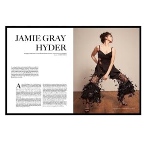 Jamie Gray Hyder Instagram - Honored to be gracing the cover of @vestalmag, and grateful for the talented group that came together in support of this piece ❤️✨ Link to full shoot & Interview in bio 👆🏼
•
@vestalmag @kevinsinclairphoto 
Creative Director: @angecan 
Interview: @landonpeoples 
Photography: @danilohess 
Styling: @staceymcfacey 
Hair: @leonardomanetti 
Makeup: @jewelser