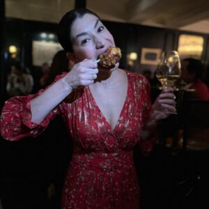 Jamie Gray Hyder Instagram - What a way to ring in the Year of the Dragon! 🐉✨ Thank you to @angiekmar for a beautiful & delicious Lunar New Year evening at @restaurantlebnyc w/ @christofle ❤️🥂