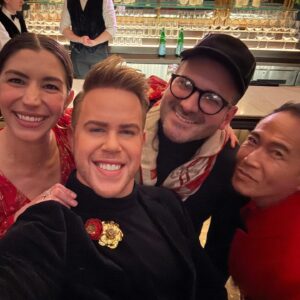 Jamie Gray Hyder Instagram - What a way to ring in the Year of the Dragon! 🐉✨ Thank you to @angiekmar for a beautiful & delicious Lunar New Year evening at @restaurantlebnyc w/ @christofle ❤️🥂
