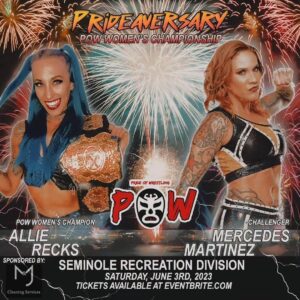 Jamine Benitez Instagram - I'm coming for MORE GOLD around my waist!!! 

🚨🚨🚨
@prideofwrestlingllc presents:
POW27 Prideaversary Pride and Honor Saturday, June 3rd @5pm 
Seminole Recreation Division
Seminole FL
🚨🚨🚨

🎟️ https://www.eventbrite.com/e/632388179067 🎟