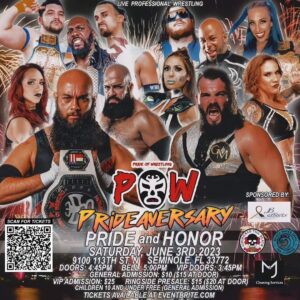 Jamine Benitez Instagram - I'm coming for MORE GOLD around my waist!!! 

🚨🚨🚨
@prideofwrestlingllc presents:
POW27 Prideaversary Pride and Honor Saturday, June 3rd @5pm 
Seminole Recreation Division
Seminole FL
🚨🚨🚨

🎟️ https://www.eventbrite.com/e/632388179067 🎟