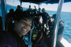 Janay Harding Instagram - Got some film back 🎞️

Been a minute between pictures since the first one dates back to June 2023 and the rest were from our amazing dive trip in Whangaroa Harbour/Cavalli Islands. But promise your mum will love me 😂

Comment where the🖕🏽should be directed too ⬇️

#whangaroa #dive