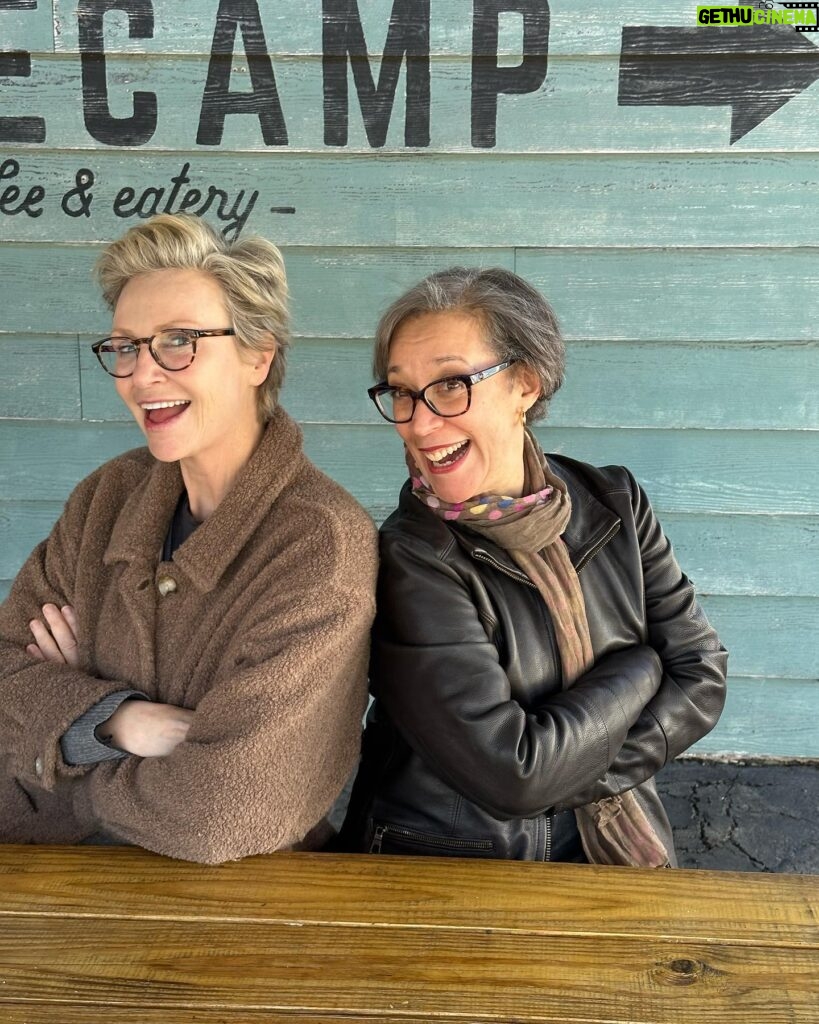 Jane Lynch Instagram - “Let the Poker Ladies help you sell your home.” Love this gal. What a joy to have trod the boards with you. What a joy to call you friend.