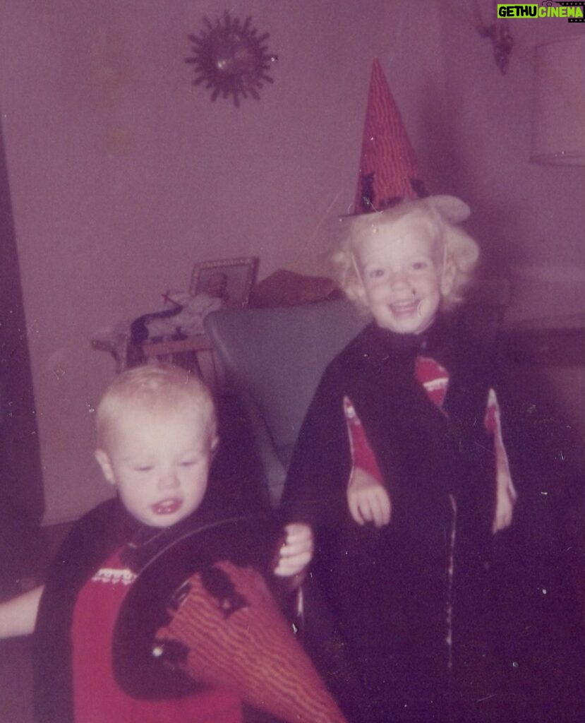 Jane Lynch Instagram - Scary! Jane and Julie in the early 1960s. 🎃🧙‍♀️🧹