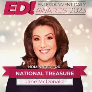 Jane McDonald Instagram - I'm honoured to have been nominated for an Entertainment Daily Award again this year,  in the National Treasure category which I won last year! How exciting! You can vote for me here - https://www.surveymonkey.com/r/nationaltreasure
#EDAwards2023 @EntDailyUK