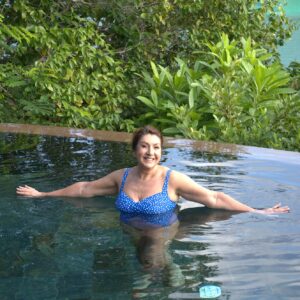 Jane McDonald Instagram - What a grey and rainy week - which makes it the perfect time to watch 'Holidaying with Jane McDonald', with sunshine, beautiful beaches, spectacular scenery and exciting (and often hilarious!) travel adventures. So put the kettle on and enjoy all episodes now on Channel 5!