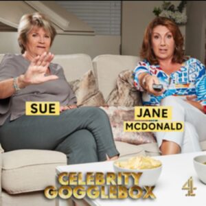 Jane McDonald Instagram - Sue and I are back on Celebrity Gogglebox! Turn the TV on and get the snacks ready!! The new series starts on Friday 7th June at 10.10pm on @channel4