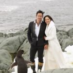 Janet Hsieh Instagram - Antarctica. 9 years ago today. One of the photos that didn't make the cut because the penguin refused to both get out of the way and sign the damn release form. Happy Anniversary @janetagram x Photo by fellow ice man @nickonken