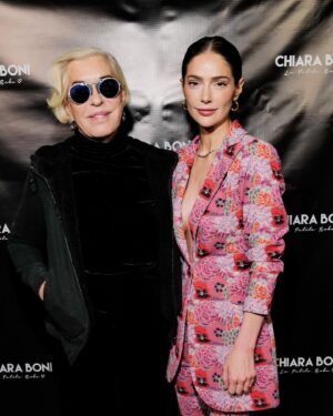 Janet Montgomery Instagram - Thank you for having me @chiarabonilapetiterobe 
#fashionweek