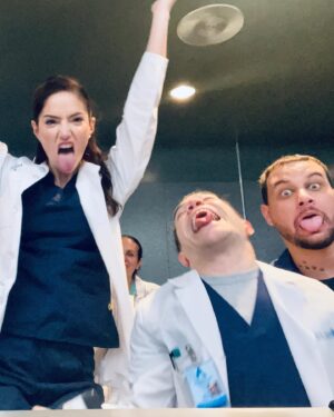 Janet Montgomery Instagram - The end is tonight and what better way to end this than with a double whammy of the Dam-my directed by two of my favorite people in the world. Don Scardino and Michael Slovis, the coolest cats behind the monitor, making the whole set feel like one big party.

I want to say more…but how do you sum up the last five years in one Instagram post? Well, after some careful consideration I have come to the realization that I can’t. So I guess there is only one thing for it…

GOING LIVE TONIGHT FROM MY LIVING ROOM FOR ONE LAST TIME. Ask me anything (I am unemployed now so my answers might just be a little more colorful 💁🏻‍♀️) or just watch me cry into my tea mug. See you @ 8.30pm EST dam fam ❤️
