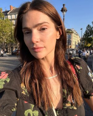 Janet Montgomery Instagram - I had the best facial of my life yesterday and of course it was in Paris. No fancy machines or gimmicks just @barbarasandfacialiste and her magical touch. I opted for the Kobido facial and the results are glowy, lifted nearly goddamn perfect skin. Thank you @violette_fr for the introduction. I do love a woman willing to share their skincare secrets! #kobido #facial #glowup