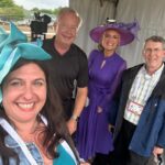 Janice Dean Instagram - You don’t often see the crew that work behind the scenes @KentuckyDerby, so here’s a few pictures of my incredible team. So grateful to all of them for making me look (and sound) good! To Sam, Jeff, Dennis, Javi, Kimi, I ♥️ you!